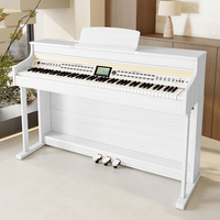 Piano numérique droit de haute qualité 88 touches Clavier externe à marteaux Table sonore 5704 3 pédales Polyphonie 256 notes Haut-parleur intégré