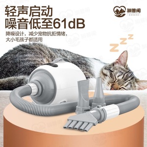 Sèche-cheveux pour animaux de compagnie, grande taille, haute puissance, fonction ionique négative, pour usage domestique et professionnel, avec protection contre la surchauffe, moteur AC - Product Image 3