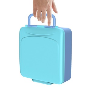 USSE <b>Toddler</b> School Lunch Box Container with Spoon Fork Bento Lunch Box With Handle - Product Image 4