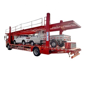 Camion de transport de voitures à deux étages avec pont unique plate-forme coulissante Semi-remorque <span class=keywords><strong>porte</strong></span>-voitures - Product Image 4