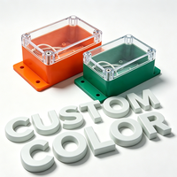 Ningbo Factory IP65 Custom Color ABS PCB custodia custodia custodia plastica impermeabile distribuzione elettronica scatola progetto