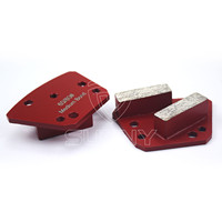 Outils de segment de meulage diamanté ASL Blastrac, disque abrasif, meulage du béton, diamant + poudre métallique, haute efficacité de meulage, OEM