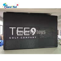 Tente de golf gonflable portable / Mini parcours de golf / Tente simulateur de golf gonflable pour extérieur et intérieur à vendre