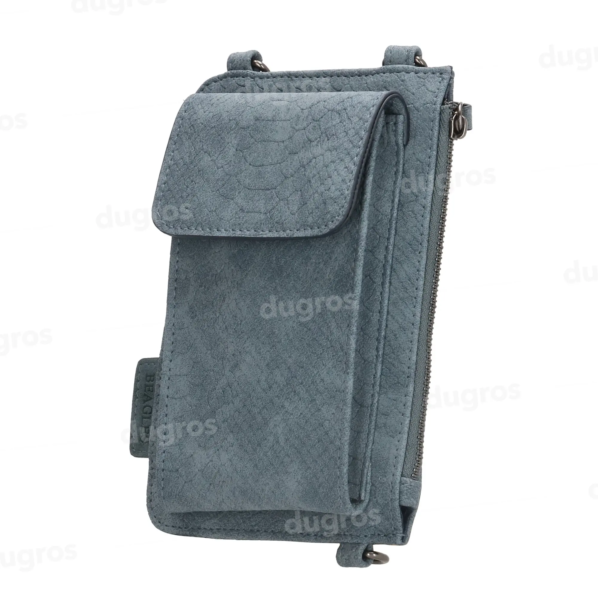 High quality artificial leather snake print phone bag with detachable/adjustable shoulder strap