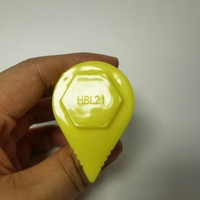 HBL21 Penutup Indikator Dustite, Penutup Mur Jangkauan Panjang Kuning untuk 21MM