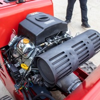 Mini pala caricatrice frontale per uso agricolo con motosega e scavatrice a catena