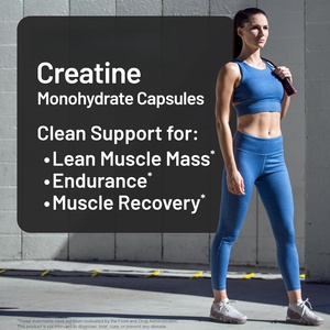 OEM/ODM Private Label <b>Pre</b>-<b>Workout</b> Muscle-building <b>Supplement</b> 100% Pure Creatine Monohydrate Capsules Boosts Strength - Product Image 2