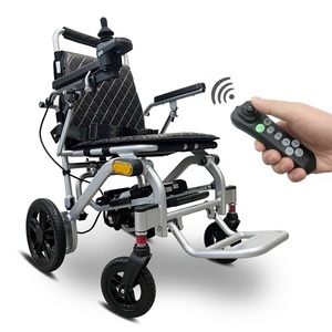 Silla de Ruedas Eléctrica KSM-603, Económica, Ligera, de Aleación de Aluminio, Plegable, Portátil, Solución de Movilidad para Viajes, Motor sin Escobillas - Product Image 1