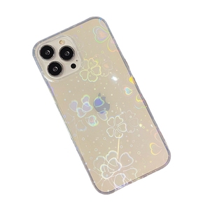 Funda de teléfono <span class=keywords><strong>realme</strong></span> 8 <span class=keywords><strong>pro</strong></span>, carcasa transparente con purpurina láser, biodegradable, con impresión de agua para vivoon x21 - Product Image 1