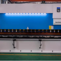 Presse plieuse CNC électro-hydraulique synchronisée 6+1 axes entièrement automatique 220T/4100 pour l'aluminium, l'acier inoxydable et l'acier au carbone