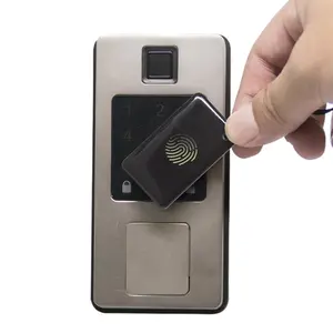 Cerradura inteligente clásica para puerta, dispositivo de cierre de huella digital rfid, sin llave, cerradura de seguridad, tarjeta de llave delantera de hotel