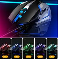 Kit d'ordinateur de Gamer, filaire, casque d'écoute, souris et clavier mécanique de jeu, rétroéclairé rvb, Combo