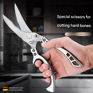 Ciseaux à os <span class=keywords><strong>de</strong></span> poulet en acier inoxydable pour la maison, ciseaux multifonctionnels pour aliments, ciseaux <span class=keywords><strong>de</strong></span> <span class=keywords><strong>cuisine</strong></span> allemands - Product Image 5