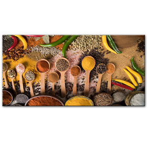 Tableaux sur toile murale « Épices sur la table », Affiches et impressions décoratives pour cuisine, Peintures murales modernes sur toile, Cuadros - Product Image 5