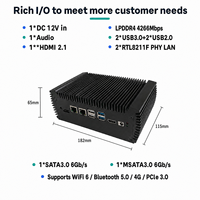 Mini PC industriel sans ventilateur Rockchip RK3576, fabricant, test ESD, 2.1 SATA 3.0 WIFI6 LPDDR4 3200 MHZ, mini PC sans ventilateur