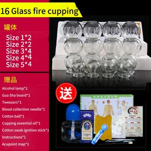 Ventouses sous vide en verre forte aspiration Acupuncture Massage ventouses bocaux traitement d'aspiration <span class=keywords><strong>ventouse</strong></span> 12 ensemble - Product Image 6