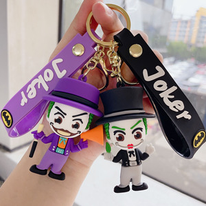 Cross border llavero de dibujos animados <span class=keywords><strong>Joker</strong></span> The Dark Knight figura de anime exquisito kawaii colgante hombres y mujeres llavero colgante joyería - Product Image 4