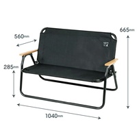 YILU — chaise de plage pliable pour 2 personnes, banc d'extérieur, Double chaise longue de jardin ou salle à manger, Camping
