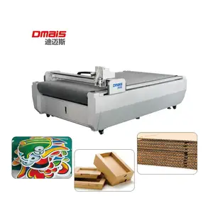 1625 DMAIS digital blade cutting machine vibrating cardboard forming making boxes cnc oscillating knife pvc corrugated paper