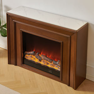 Chimenea eléctrica con control independiente Chimenea eléctrica para troncos reales Chimenea de manto de sala de estar Calentador eléctrico - Product Image 2