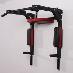 Gimnasio en casa montado en la pared Pull <span class=keywords><strong>up</strong></span> Bar Chin <span class=keywords><strong>up</strong></span> Bar Fitness Equipment Pull-<span class=keywords><strong>up</strong></span> Bar Dip Station Marco de suspensión - Product Image 1