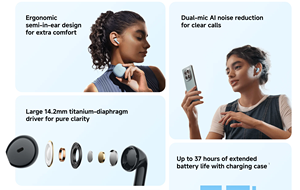 Nuevos Redmi Buds 8 Active, Diseño Semi-in-ear, Micrófono Dual, Reducción de Ruido con IA, Conectividad Dual, Auriculares Inalámbricos True In-ear - Product Image 2