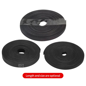 Courroie de distribution 2GT de haute qualité, à extrémités ouvertes, en caoutchouc PU avec cordon en acier, courroie de transmission GT2 6mm/10mm pour imprimante 3D CNC - Product Image 3