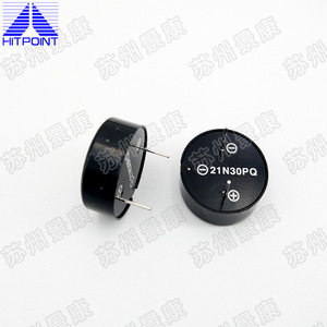 Nuevo Zumbador Piezoeléctrico Activo Miniatura HITPOINT 12Vdc 3000Hz Montaje PIN PK-21N30PQ - Product Image 3