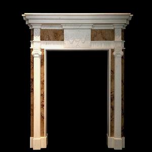 Manufacturer Supplies Decorative Hand Carved Natural Stone Marble Door Window Surround Frame