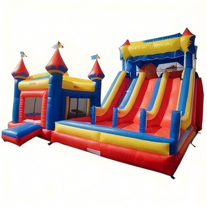 Promotion : <span class=keywords><strong>Château</strong></span> <span class=keywords><strong>Gonflable</strong></span> Professionnel Commercial avec Toboggan Sec pour Enfants - Product Image 6