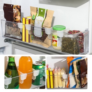 Adjustable Plastic Refrigerator Organizer Divider <b>Bins</b> for Tidy <b>Kitchen</b> Cabinet Food Storage Clean and Practical Use - Product Image 6