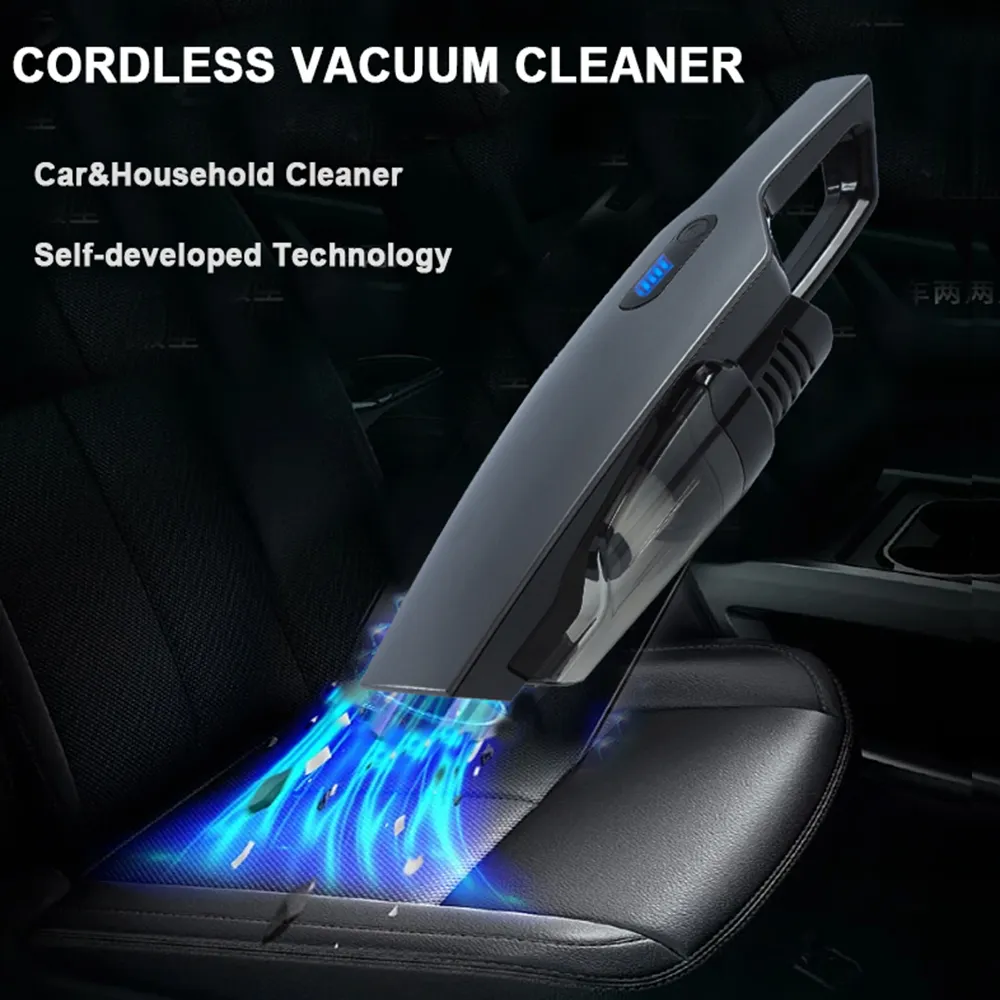 Portable Car Vacuum Mini Vacuum Cleaner Handheld 5000Pa High Power Car Interior Cleaners