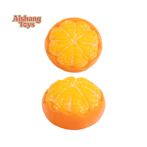Divertido Juguete de Simulación de Fruta Naranja, de Silicona de Grado Alimenticio, Suave y Elástico, para Aliviar la Ansiedad, Venta al por Mayor, Personalizable, para Niños de 5 a 7 Años - Product Image 1