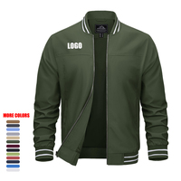 Blouson Bomber Homme Automne Personnalisé Coupe-Vent Léger Imperméable Style Baseball Cargo