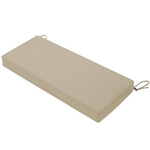 Coussin de chaise en rotin extra long et épais, sur mesure, pour extérieur, rectangulaire, en éponge, imperméable, en mousse, pour banc de patio, canapé simple - Product Image 1