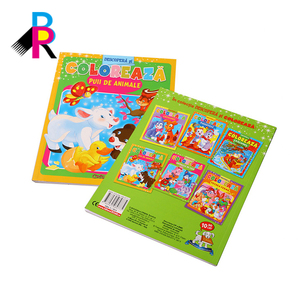 Livres de coloriage pour enfants personnalisés avec logo, en carton de qualité supérieure, papier offset – Service d'impression de livres de dessin sur mesure - Product Image 4