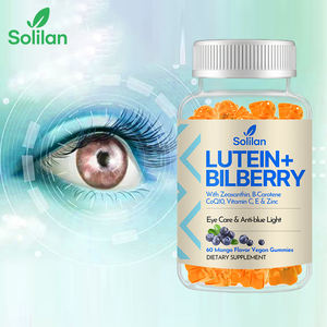 12 1式<span class=keywords><strong>Lutein</strong></span> Bilberry <span class=keywords><strong>Zeaxanthin</strong></span>コエンザイムQ10ビタミン亜鉛抗ブルーライト大人の目の健康のミイラの食事繊維 - Product Image 1