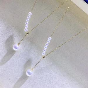 สร้อยคอเงินแท้ S925 ดีไซน์หรูหรา ประดับมุกน้ำจืด รุ่นใหม่ ฮูลู ฟูลู - Product Image 2