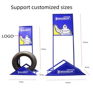 Nhiệm vụ ánh sáng triển lãm Nhà cung cấp Phụ tùng xe hơi bán lẻ hiển thị giá đứng cho xe máy xe đạp lốp ô tô hợp kim bánh xe rim - Product Image 2