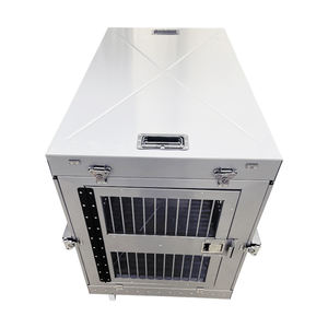 Gümüş 48 "XXL büyük ağır katlanabilir köpek sandık katlanabilir evcil hayvan kafesi köpek bölmesi - Product Image 3