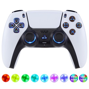 Para el controlador <span class=keywords><strong>PS5</strong></span> 040/050/EXtremeRate Botón iluminado personalizado DTF V3 Kit de LED - Product Image 2