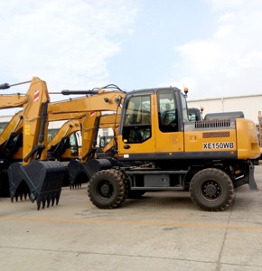 Excavatrice sur roues XE150WD de 14 tonnes à faible consommation de carburant pour la réparation routière, au <span class=keywords><strong>meilleur</strong></span> prix - Product Image 3