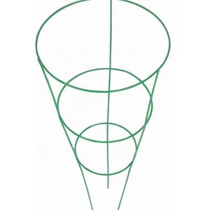 Jaula de tomate de acero <span class=keywords><strong>galvanizado</strong></span> de alta resistencia, jaula de planta de pila de tomate de plástico, marco de soporte de planta trepadora de celosía cónica - Product Image 1