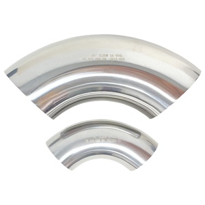 Vệ sinh <span class=keywords><strong>AISI</strong></span> <span class=keywords><strong>904L</strong></span>/UNS n08904 SMS/3A Ống thép không gỉ phù hợp 1.5 "khuỷu tay 90 độ cho thực phẩm - Product Image 1