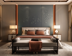 Tấm ốp tường trang trí nội thất bằng da giả, chống thấm, chạm khắc thủ công, thêu nổi 3D tùy chỉnh - Product Image 6