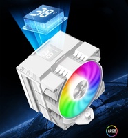 Refroidisseur de processeur d'ordinateur à écran d'affichage pour CPU Intel et AMD PWM fonction dissipateur thermique en aluminium petit ventilateur PWM 92x92x25mm refroidissement