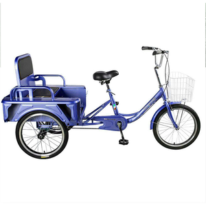 <span class=keywords><strong>Bicicletta</strong></span> tricicli per adulti trike a 3 <span class=keywords><strong>ruote</strong></span> <span class=keywords><strong>con</strong></span> sedile passeggero - Product Image 4