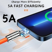 Produits très demandés 2026 – Câble de charge rapide 3-en-1 en nylon et silicone liquide, micro USB, Type C, super multi-charge rapide