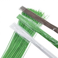 Fleurs artificielles géantes en papier de soie, matériel de bricolage, fil floral de 26/18 gauge pour la création de fleurs DIY