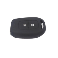Housse de clé de voiture en Silicone pour Renault Dacia Dokker Duster Logan Laguna Scenic Master Megane 2 boutons housse de télécommande